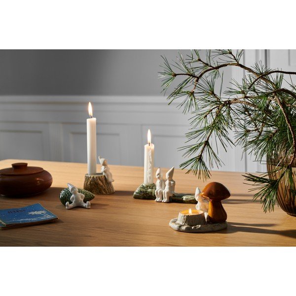 Kalėdinė molinė žvakidė Kähler Design Christmas Hug, ilgis 19 cm-image-1