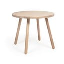 Vaikiškas staliukas iš bukmedžio medienos Kave Home Dilcia, ø 55 cm