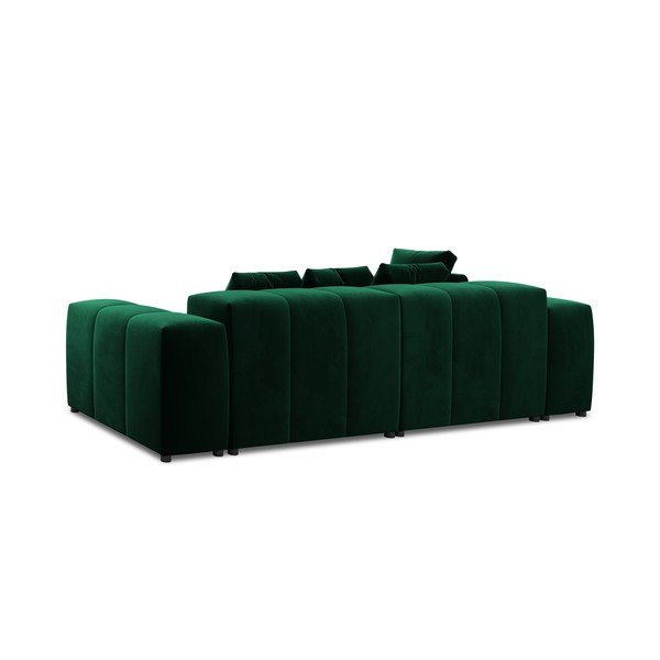 Žalio aksomo kampinė sofa (kintama) Rome Velvet - Cosmopolitan Design-image-4