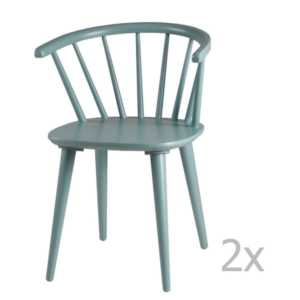 2 mėtų spalvos valgomojo kėdžių rinkinys "sømcasa Anya