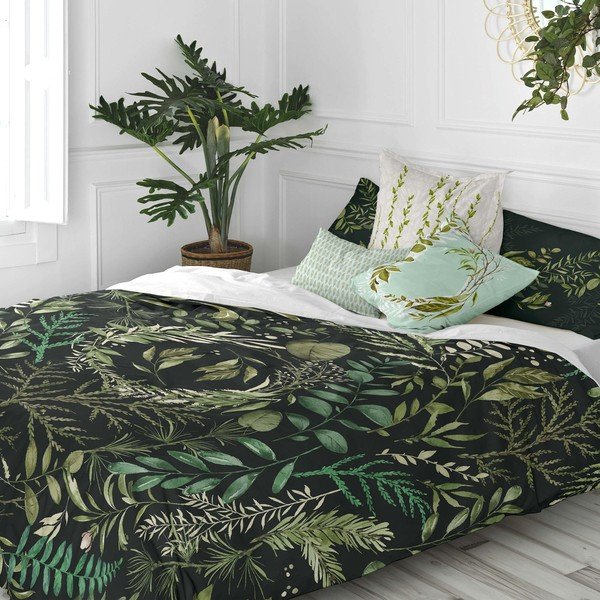 Medvilninis antklodės užvalkalas Happy Friday Basic Fern, 140 x 200 cm-image-4