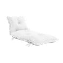 Baltas sulankstomas futono gultas, tinkamas naudoti lauke Karup Design OUT™ Sit&Sleep White