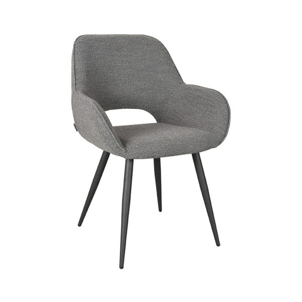 Valgomojo kėdės pilkos spalvos 2 vnt. Fer – LABEL51