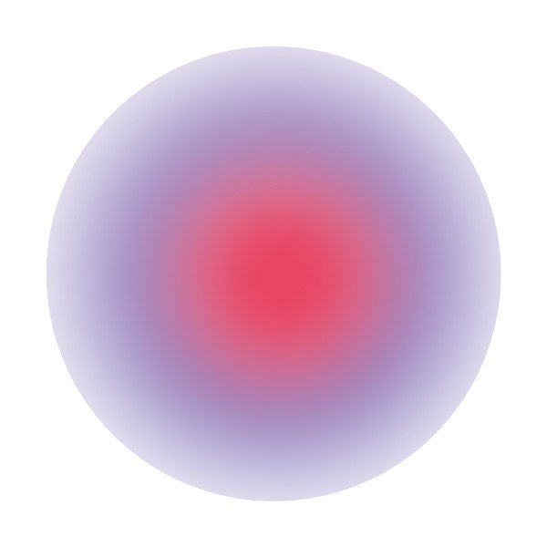 Spausdintas paveikslas iš stiklo ø 70 cm Halo – Styler