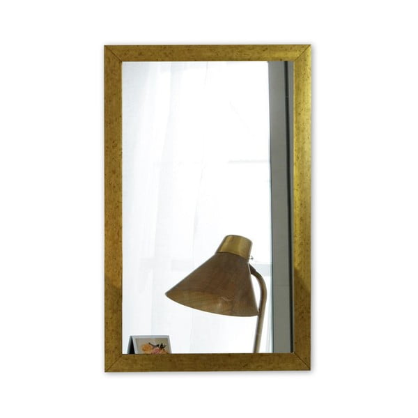 Sieninis veidrodis su aukso spalvos rėmu Oyo Concept, 40 x 55 cm
