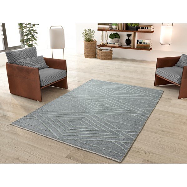Kilimas pilkos spalvos 80x150 cm Lux – Universal-image-1
