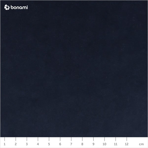 Tamsiai mėlynos spalvos aksominė kampinė sofa-lova Ghado Moor, dešinysis kampas-image-4