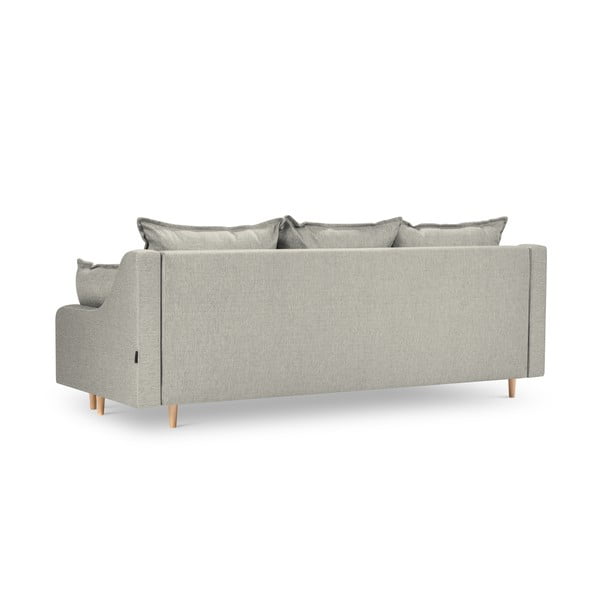 Šviesiai pilka sofa-lova su daiktadėže Mazzini Sofos Freesia-image-2