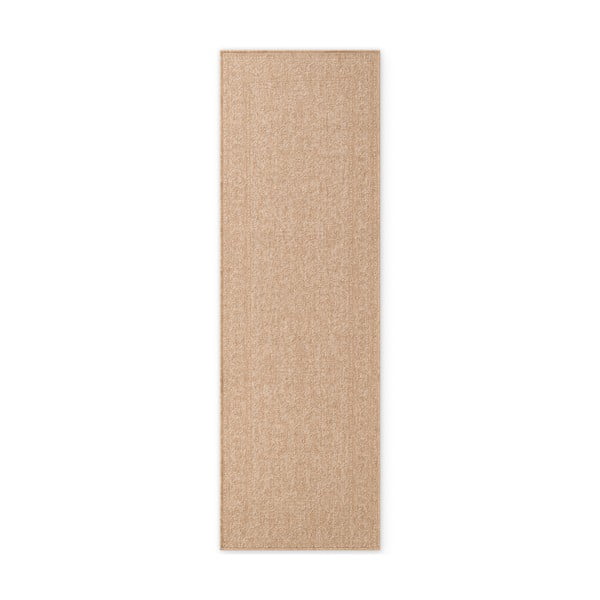 Smėlio spalvos/dramblio kaulo spalvos lauko kilimas 80x250 cm Duet Kona – NORTHRUGS