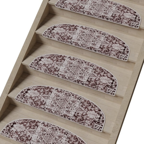 Laiptų kilimėlių rinkiniai 16 vnt. 20x65 cm Oriental Era – Vitaus-image-1