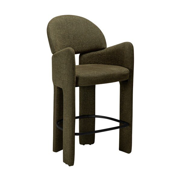 Khaki spalvos baro taburetė (sėdynės aukštis 68,5 cm) Aole – DAN-FORM Denmark