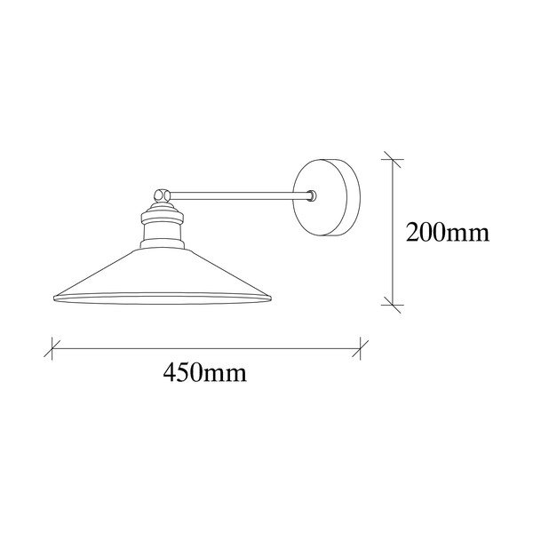 Sieninė lempa bronzinės spalvos ø 30 cm Dodo – Opviq lights-image-4