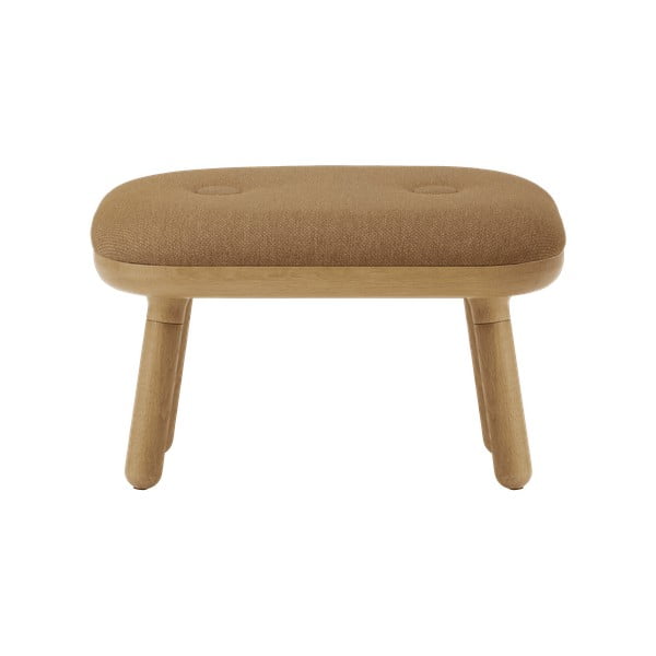 Natūralios spalvos/šviesiai rudos spalvos taburetė Paff Low – UMAGE-image-2