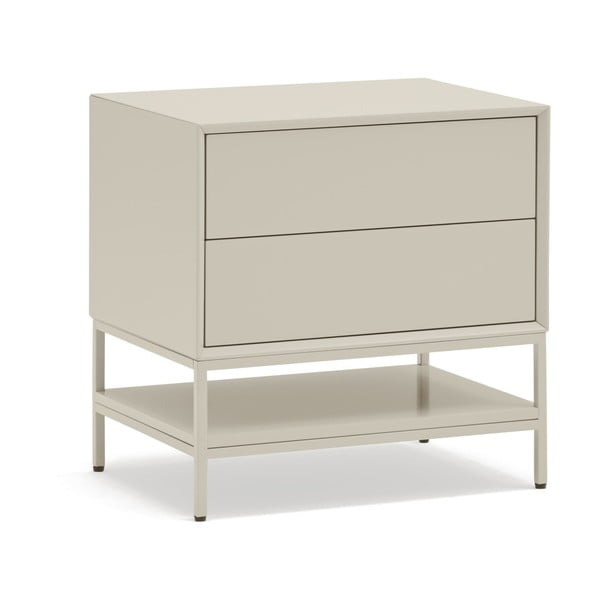 Naktinis staliukas kreminės spalvos Platt – Teulat