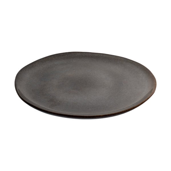 Iš akmens masės lėkštės pilkos spalvos 4 vnt. ø 27 cm Selma – House Nordic