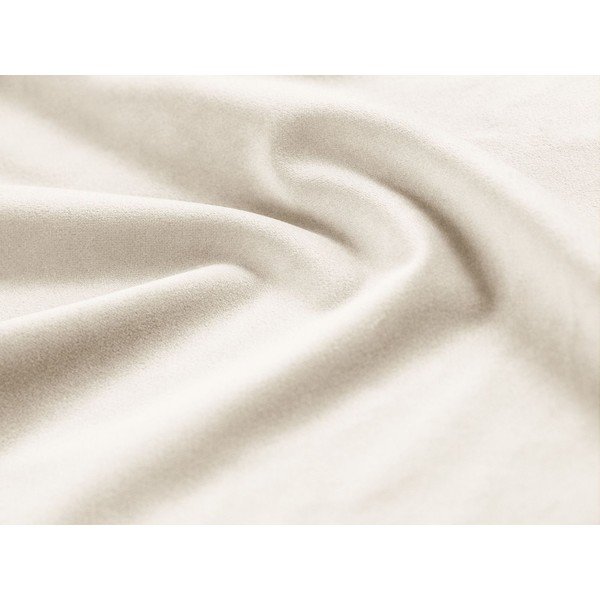 Kreminės spalvos modulinė kampinė sofa iš velveto (su dešiniuoju kampu/su gultu) Jodie – Micadoni -image-3