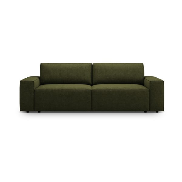 Iš boucle sulankstoma sofa tamsiai žalios spalvos 247 cm Jodie – Micadoni Home