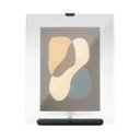 Juodos spalvos iš stiklo pastatomas rėmas 19x23 cm Flute – Umbra