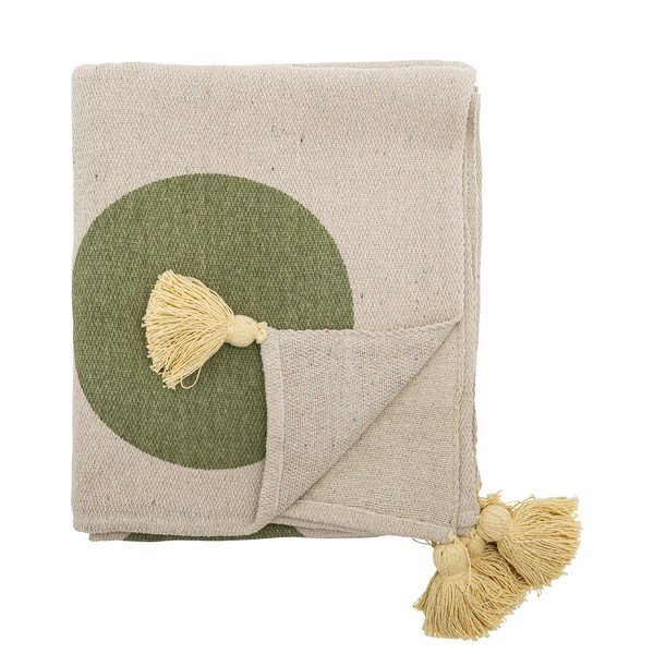 Kreminės spalvos vaikiškas pledas 130x160 cm Clennie – Bloomingville Mini