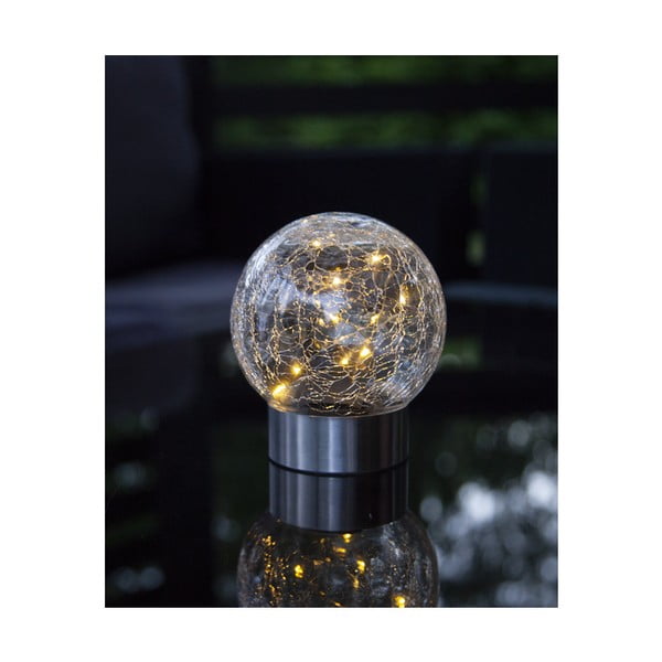 Lauko saulės energija veikiantis LED šviestuvas Star Trading Glory, ø 12 cm-image-3