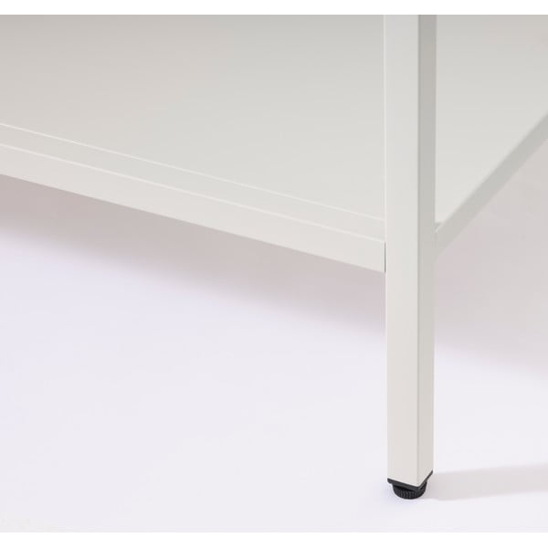 Iš metalo vitrina baltos spalvos 90x160 cm Carmel – Unique Furniture-image-4