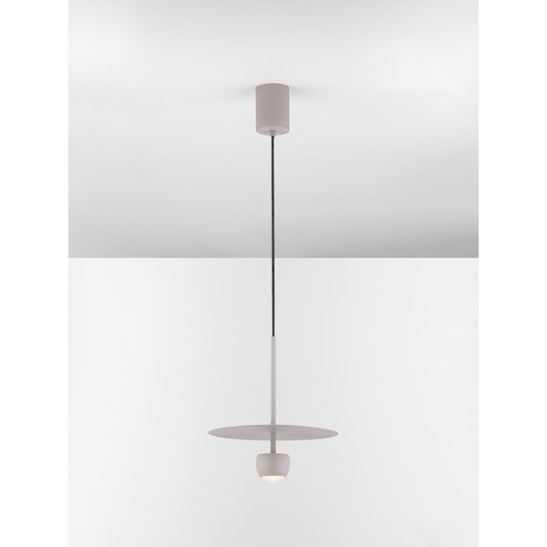 Smėlio spalvos iš aliuminio kabantis šviestuvas LED ø 30 cm Edem – Nova Luce-image-4