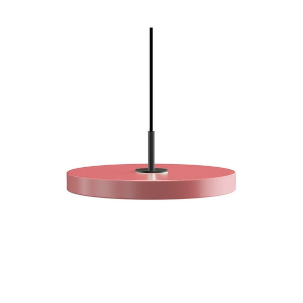 Kabantis šviestuvas rožinės spalvos LED ø 31 cm su metaliniu gaubtu Asteria Mini – UMAGE