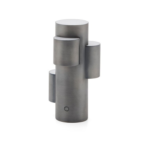 Juodos spalvos iš metalo stalinis šviestuvas LED su pritemdymo funkcija (aukštis 26,5 cm) Adrina – Kave Home