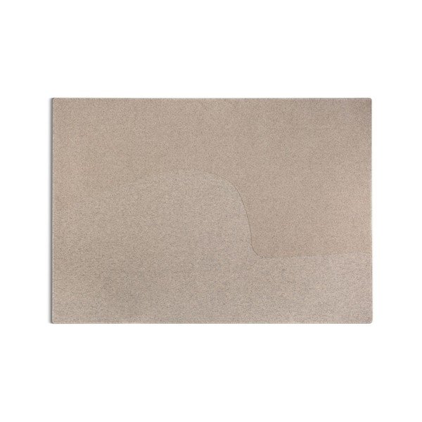 Taupe spalvos iš vilnos kilimas 160x230 cm Abstract – Micadoni 
