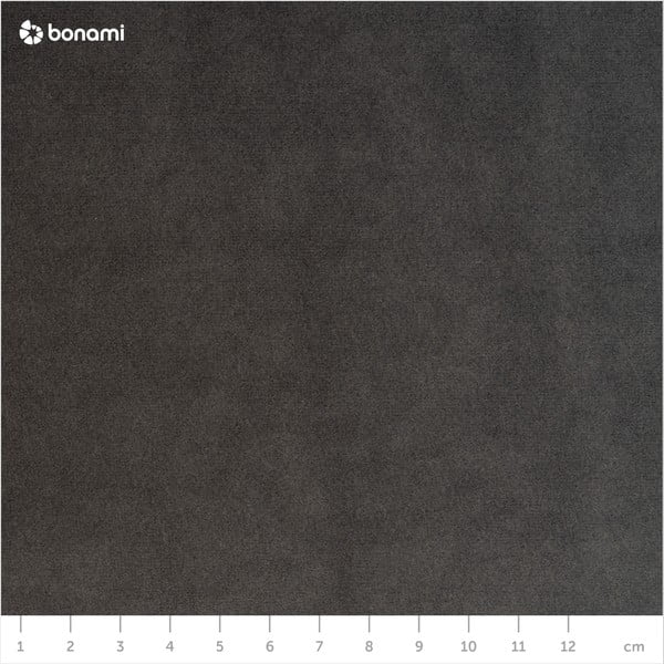 Tamsiai pilkas aksominis poilsio krėslas Cosmopolitan Design Vienna, dešinysis kampas-image-1