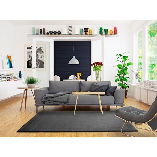 Tamsiai pilkas kilimas Universal Berna Liso, 190 x 290 cm-image-1