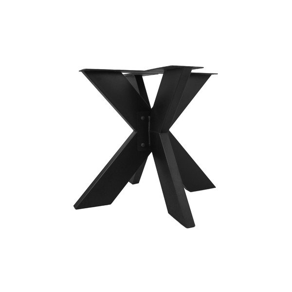Juodos spalvos metalinis HMS kolekcijos valgomojo stalo pagrindas, ⌀ 90 cm