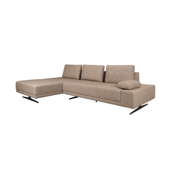 Šviesiai rudos spalvos kampinė sofa (su kairiuoju kampu) Shelly – Dutchbone-image-2