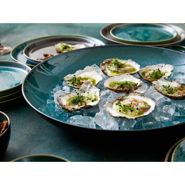 Žalios spalvos/juodos spalvos iš akmens masės dubuo ø 40 cm Gastro Black/Green – Bitz-image-2