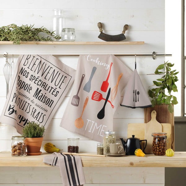 Iš medvilnės virtuvės rankšluostis 50x70 cm Comptoir – douceur d'intérieur-image-2