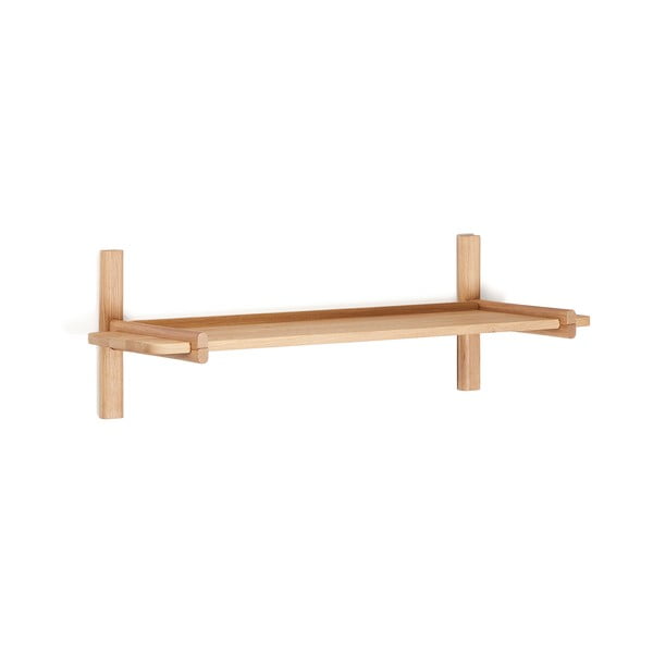 Iš ąžuolo masyvo modulinė lentyna natūralios spalvos 90x28 cm Sitra – Kave Home