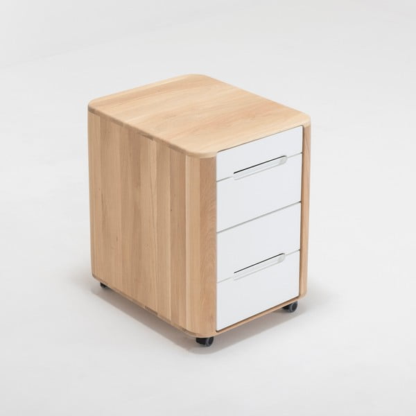 Stalčius su ąžuolo masyvo konstrukcija "Gazzda Ena-image-1