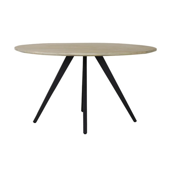 Apvalios formos valgomojo stalas natūralios spalvos ø 140 cm Magnifera – Light & Living