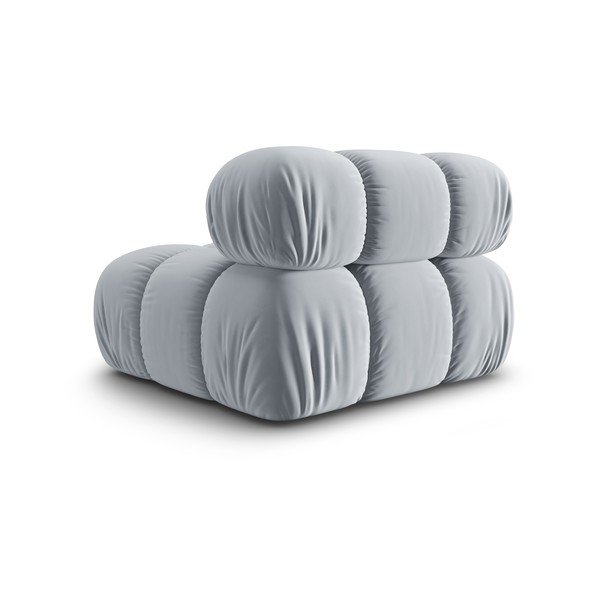 (modulinė) modulinė sofa šviesiai mėlynos spalvos iš velveto Bellis – Micadoni Home-image-4