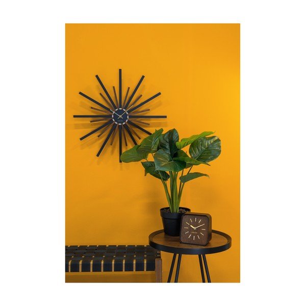 Juodai rudos spalvos sieninis laikrodis "Karlsson Diva", ø 60 cm-image-2