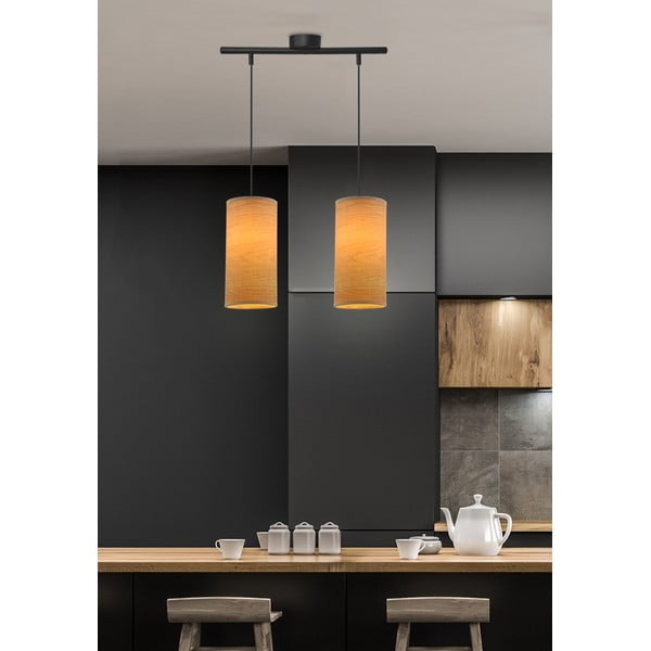 Kabantis šviestuvas šviesiai rudos spalvos ø 12 cm Ballo – Candellux Lighting-image-1