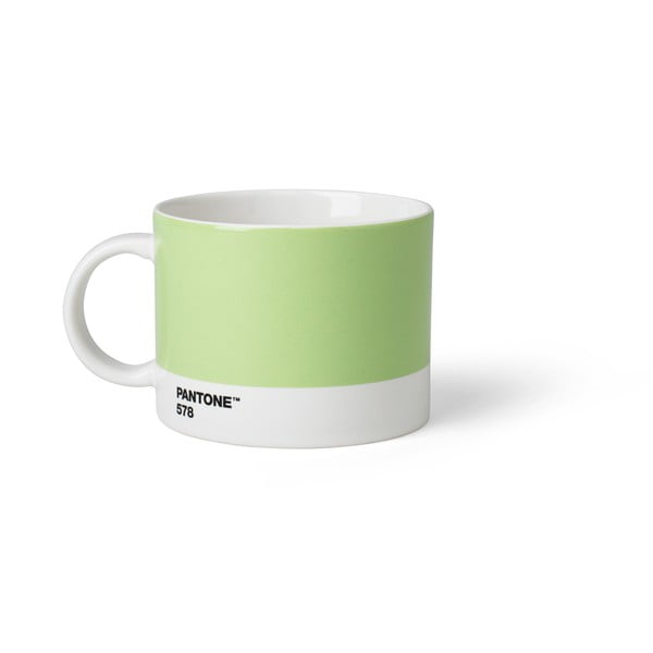 Šviesiai žalios spalvos arbatos puodelis Pantone, 475 ml