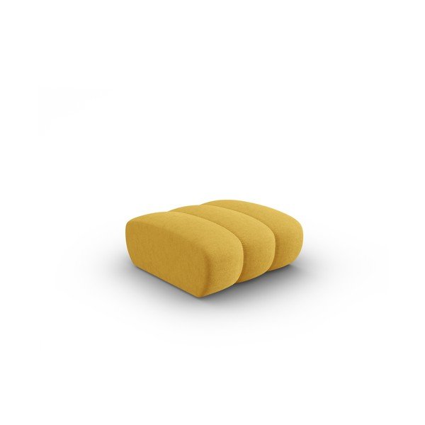 Modulinė taburetė geltonos spalvos Lupine – Micadoni Home-image-2