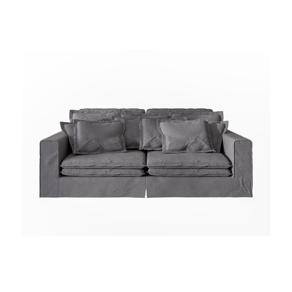 Pilkos spalvos sofa 236 cm Nora – Ropez