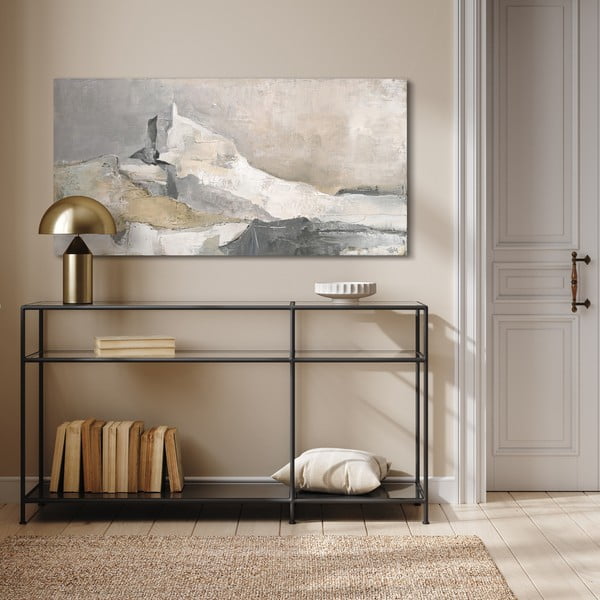 Paveikslas su rankomis dažytais elementais 140x70 cm Nordic Shapes   – Malerifabrikken-image-1