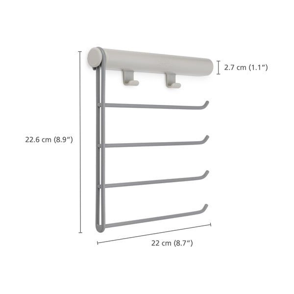 Iš metalo laikiklis kaklaraiščiams ir diržams Orderly – Joseph Joseph-image-4