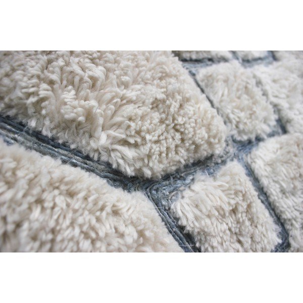Smėlio ir mėlynos spalvos rankomis austas kilimas "Flair Rugs Solitaire Sion", 160 x 230 cm-image-4