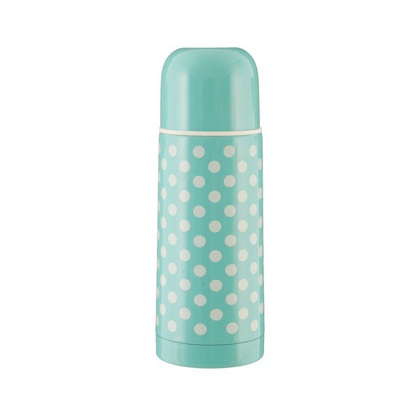 Mėtų žalios spalvos termosas su taškeliais Premier Housewares, 350 ml