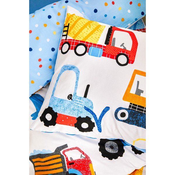Vaikiška medvilninė patalynė Bonami Selection Machines, 140 x 200 cm-image-2