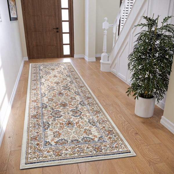 Kreminės spalvos kilimas 80x240 cm Orient Saraceni – Hanse Home-image-1